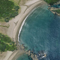 Satellite imagery of Karaka Point, NZ