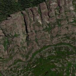 Satellite imagery of Donjon Mountain, AU