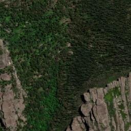 Satellite imagery of Donjon Mountain, AU