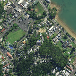 Satellite imagery of Haumai Point, NZ