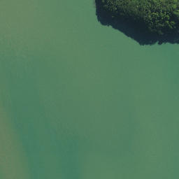 Satellite imagery of Okiato Point, NZ