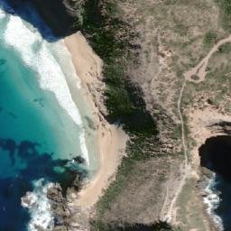 Satellite imagery of Cape Spencer, AU