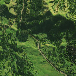 Satellite imagery of Ohau Pa, NZ