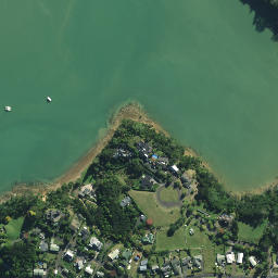 Satellite imagery of Tapu Point, NZ
