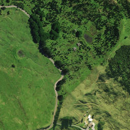 Satellite imagery of Ohau Pa, NZ