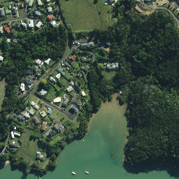 Satellite imagery of Tapu Point, NZ