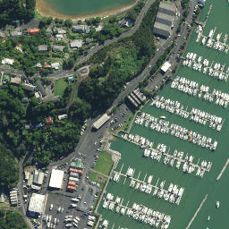 Satellite imagery of T (Russell SD), NZ