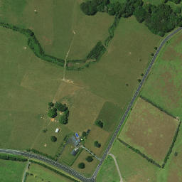 Satellite imagery of Nga Pukepango Pa, NZ