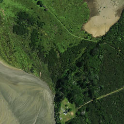 Satellite imagery of Te Aupouri Pa, NZ