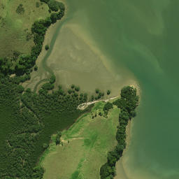Satellite imagery of Te Paru Point, NZ