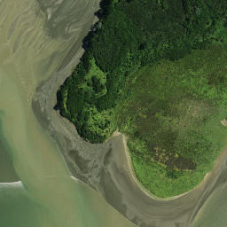 Satellite imagery of Te Aupouri Pa, NZ