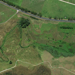 Satellite imagery of Te Rua Haonga Pa, NZ