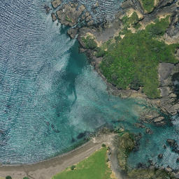 Satellite imagery of Moturoa Point, NZ