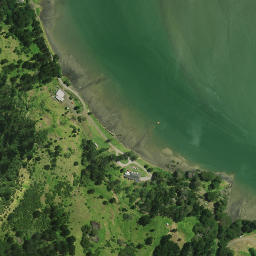 Satellite imagery of Te Aupouri Pa, NZ