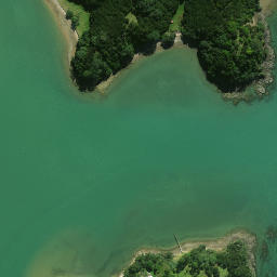 Satellite imagery of Te Waipa Point, NZ