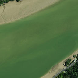 Satellite imagery of Karewakirunga Pa or Muriwai's Pa, NZ