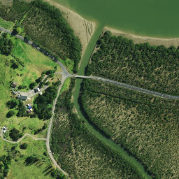 Satellite imagery of Tutehe Pa, NZ