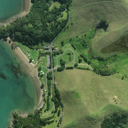 Satellite imagery of Papahui Pa, NZ