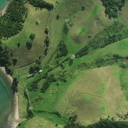 Satellite imagery of Papahui Pa, NZ