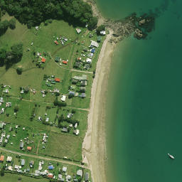 Satellite imagery of Opau Pa, NZ