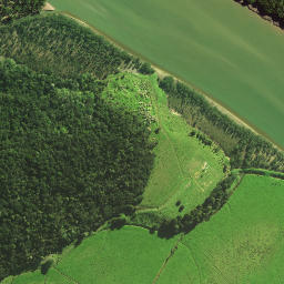 Satellite imagery of Motukaraka Point, NZ