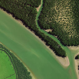 Satellite imagery of Motukaraka Point, NZ