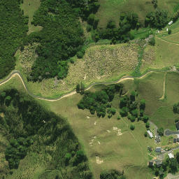 Satellite imagery of Opau Pa, NZ