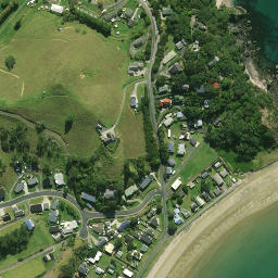 Satellite imagery of Okiore Point (Rugged Point), NZ