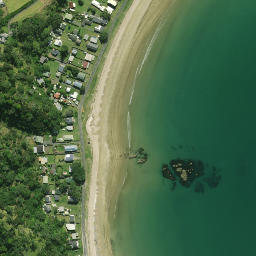 Satellite imagery of Araiteuru Pa, NZ