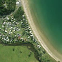 Satellite imagery of Araiteuru Pa, NZ