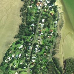 Satellite imagery of Clendon House circa 1860 (Historical), NZ