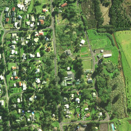 Satellite imagery of Clendon House circa 1860 (Historical), NZ