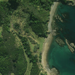 Satellite imagery of Poutukiterangi Pa, NZ
