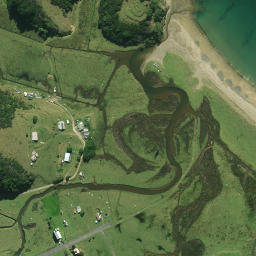Satellite imagery of Poutukiterangi Pa, NZ