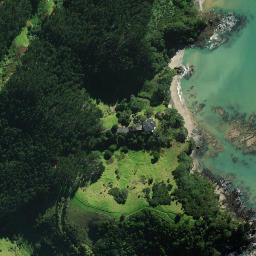 Satellite imagery of Ko Otama Pa, NZ