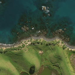 Satellite imagery of Taukawau Point, NZ
