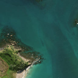 Satellite imagery of Taukawau Point, NZ