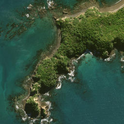 Satellite imagery of Taukawau Point, NZ