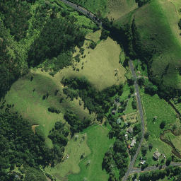 Satellite imagery of Ko Otama Pa, NZ