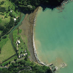 Satellite imagery of Ko Otama Pa, NZ