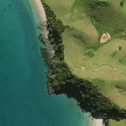 Satellite imagery of Te Rearea Pa, NZ
