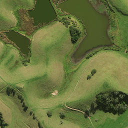 Satellite imagery of Te Rearea Pa, NZ