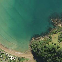 Satellite imagery of Okurekureia Pa, NZ
