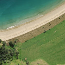 Satellite imagery of Pa Point, NZ
