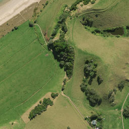 Satellite imagery of Te Rearea Pa, NZ