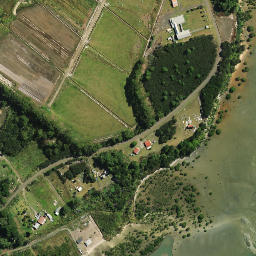 Satellite imagery of Puketauanui Pa, NZ