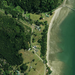 Satellite imagery of Taumatakanae Point, NZ