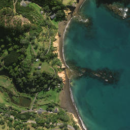 Satellite imagery of Tauranga Kawau Point, NZ
