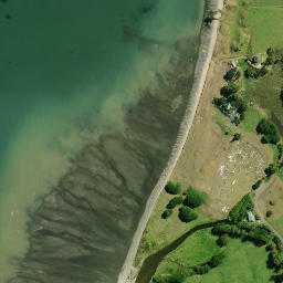 Satellite imagery of Kupe Pa, NZ
