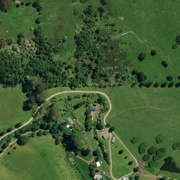Satellite imagery of Hangunui Pa, NZ